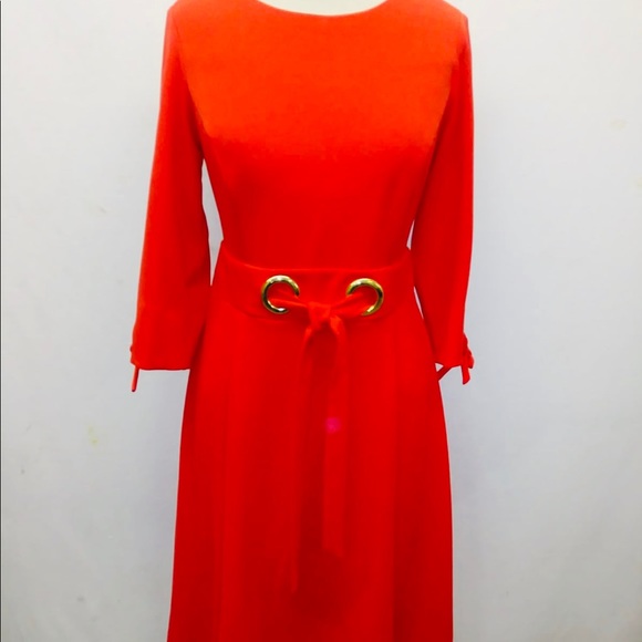 Ladies style solid color dress - Picture 3 of 4